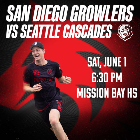 San Diego Growlers vs Seattle Cascades 2024