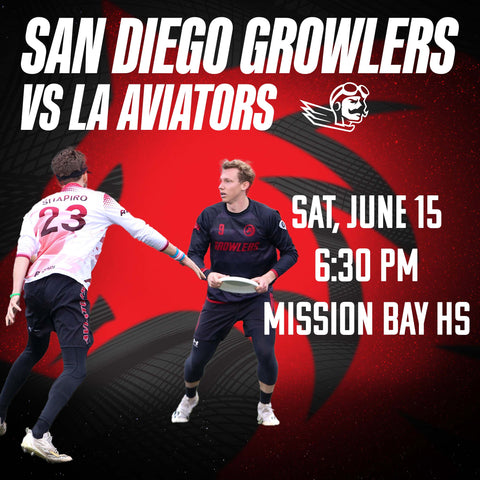 San Diego Growlers vs Los Angeles Aviators 2024