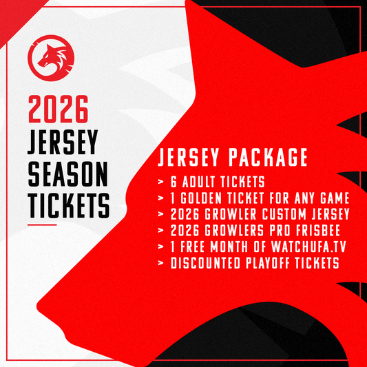 2026 Growlers Season Tickets - Custom Jersey