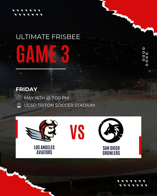 San Diego Growlers vs Los Angeles Aviators 2025